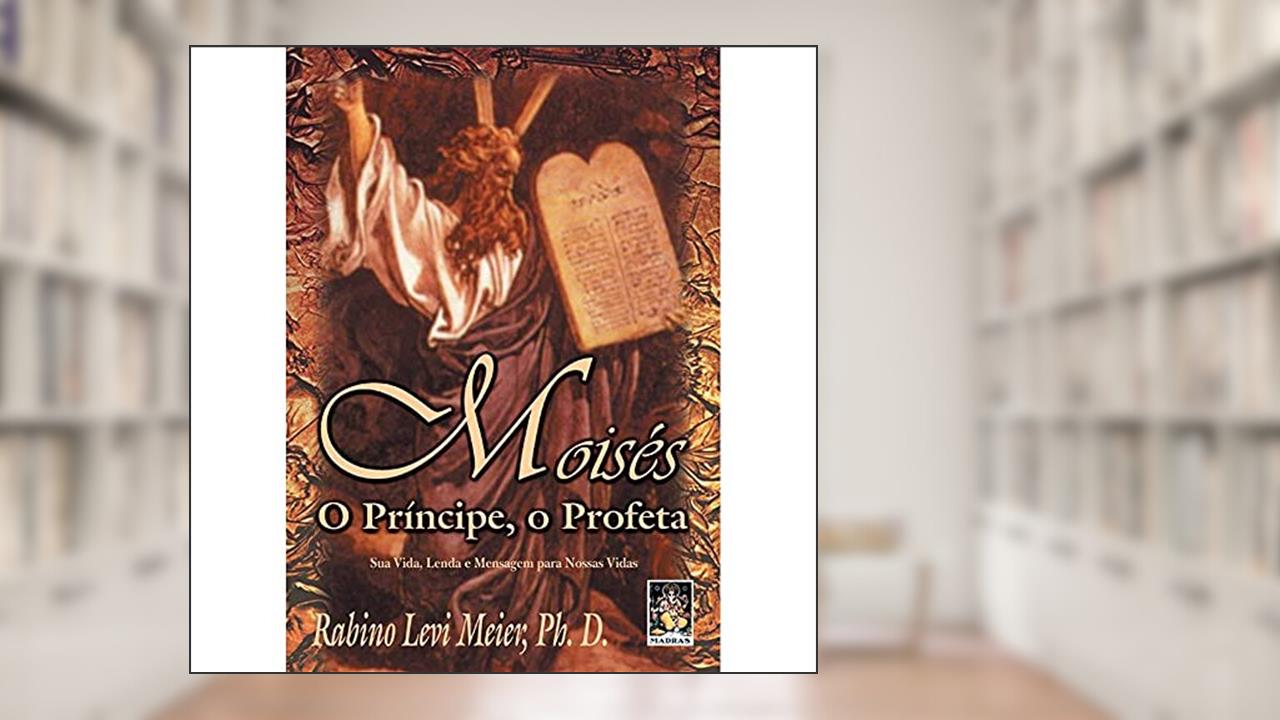 Capa de Moises, do autor Rabino Levi Meier