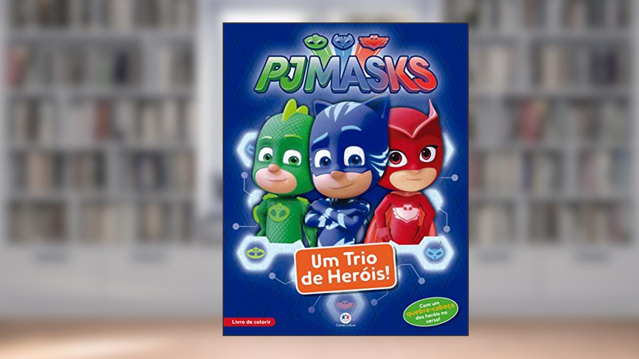 Capa de PJ Masks - Um trio de heróis, do autor Ciranda Cultural