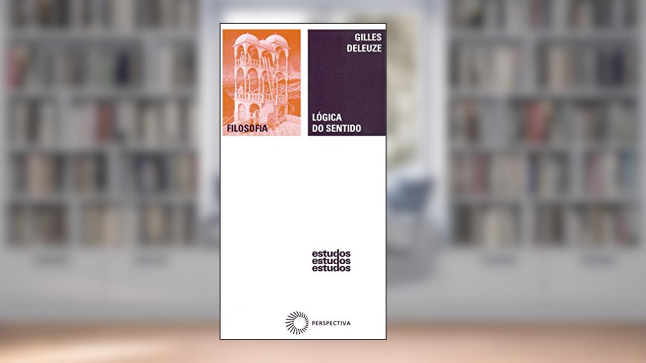 Capa de Lógica do sentido, do autor Gilles Delleuze