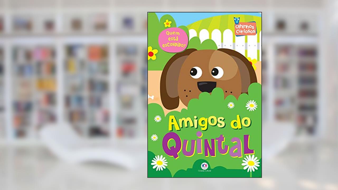 Capa de Amigos do quintal: Quem está escondido?, do autor Ciranda Cultural