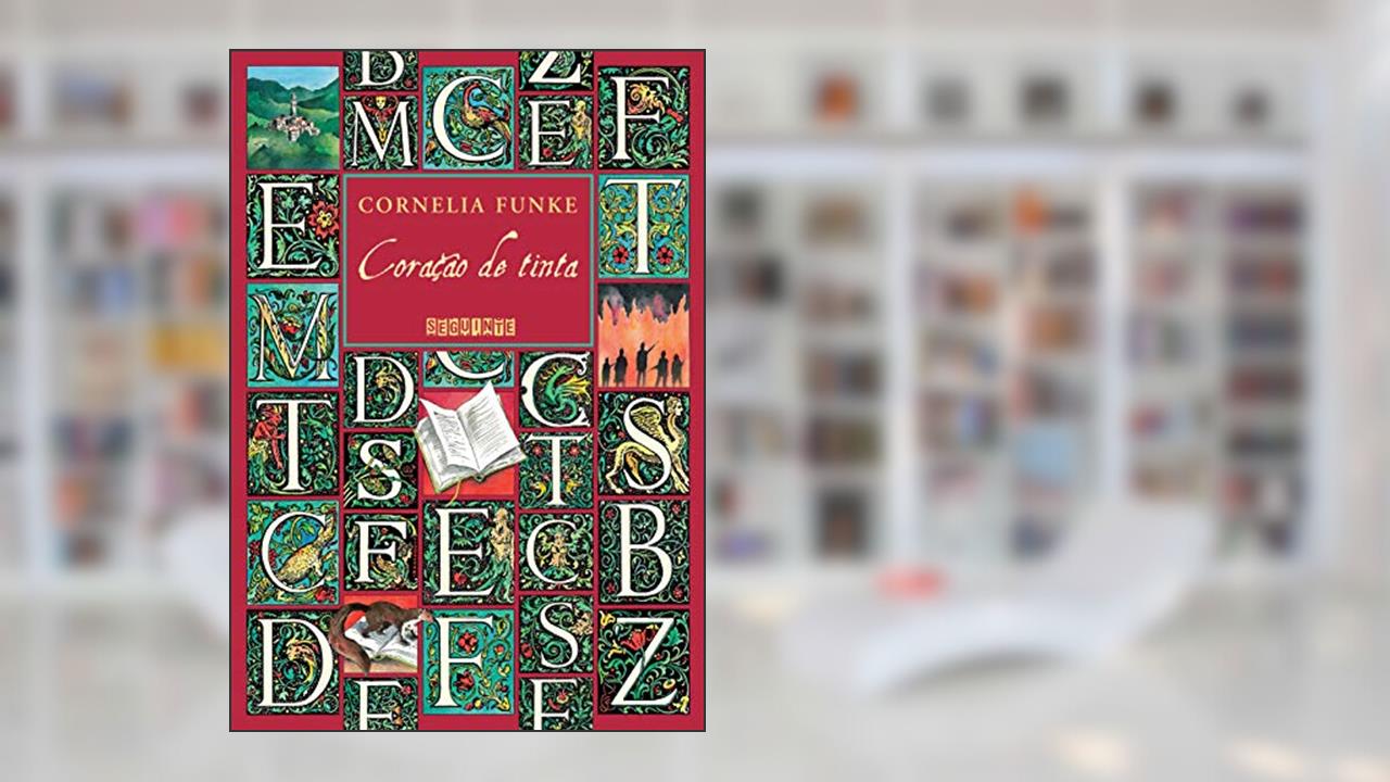 Capa de Coração de tinta, do autor Cornelia Funke