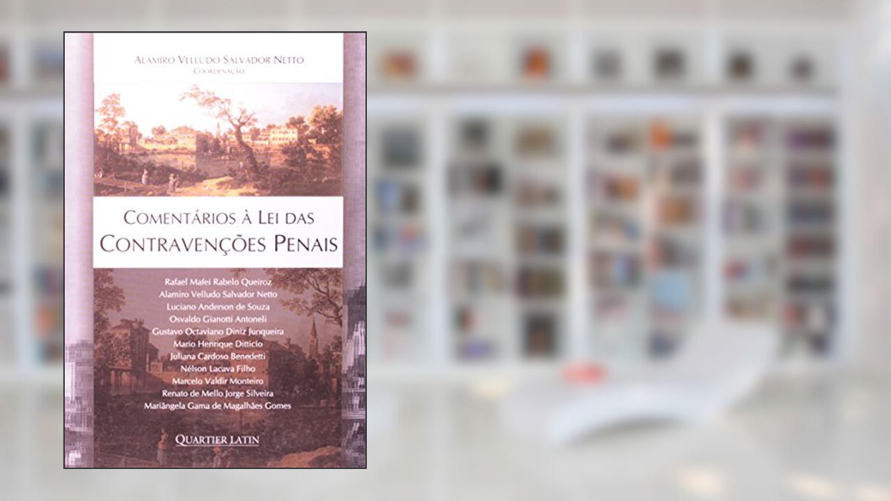 Capa de Comentários à Lei das Contravenções Penais, do autor Salvador Netto