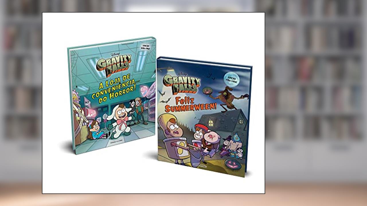 Capa de Gravity Falls: Feliz Summerween! / A loja de conveniência... do horror!, do autor Samantha Brooke