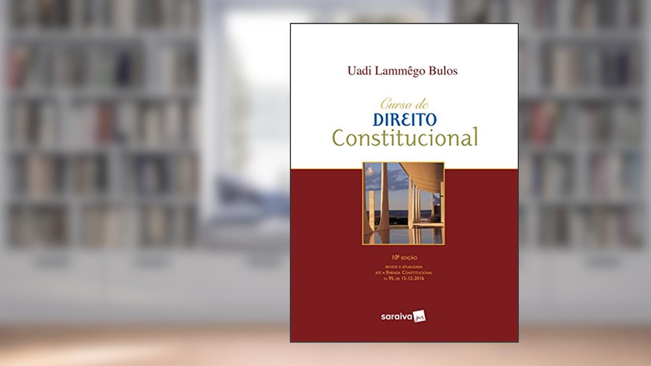 Capa de Curso de Direito Constitucional, do autor Uadi Lammêgo Bulos