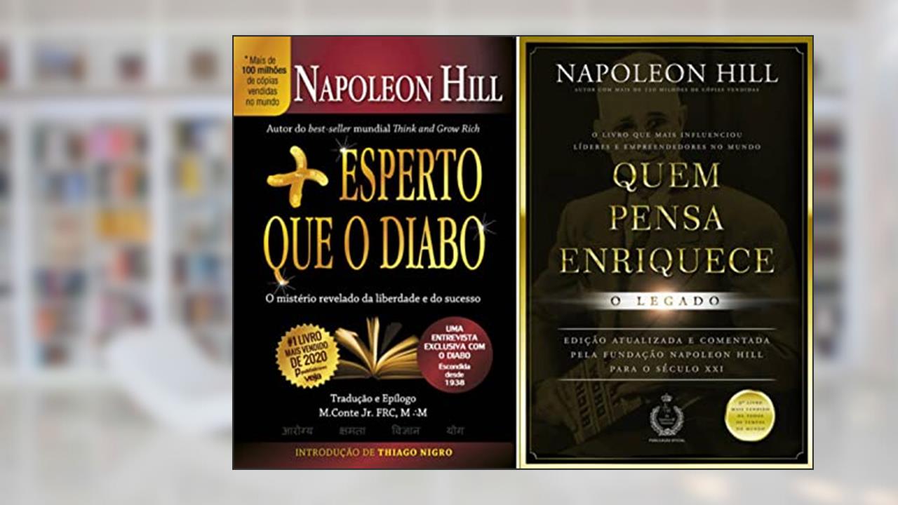 Capa de Kit Mais esperto que o diabo + Quem pensa enriquece O legado, do autor VÁRIOS AUTORES