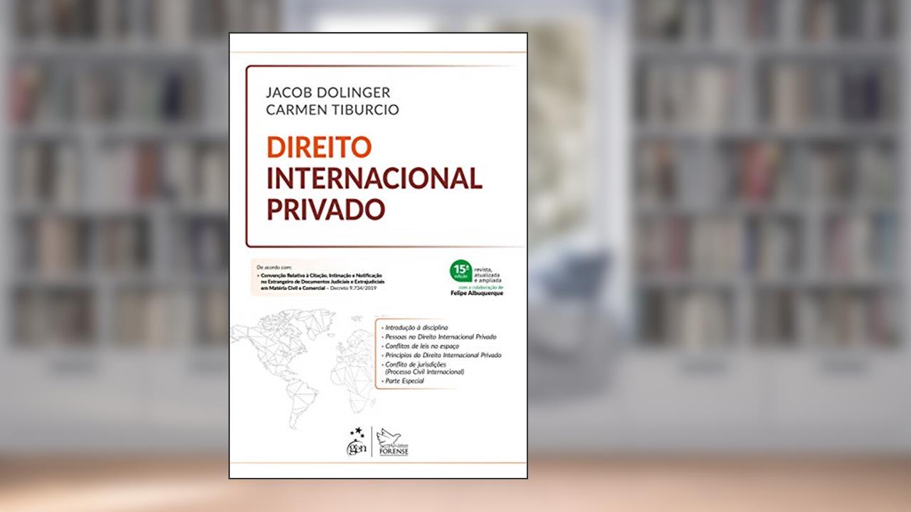 Capa de Direito Internacional Privado, do autor Carmem DOLINGER  Jacob/TIBURCIO