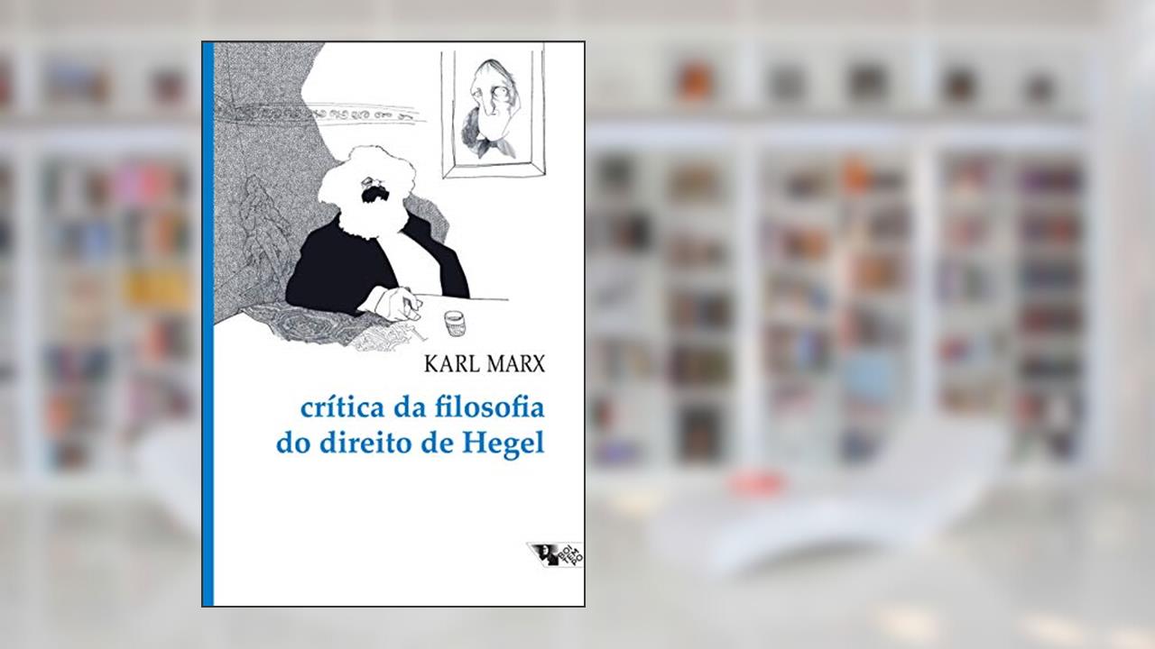 Capa de Crítica da Filosofia do Direito de Hegel, do autor Karl Marx