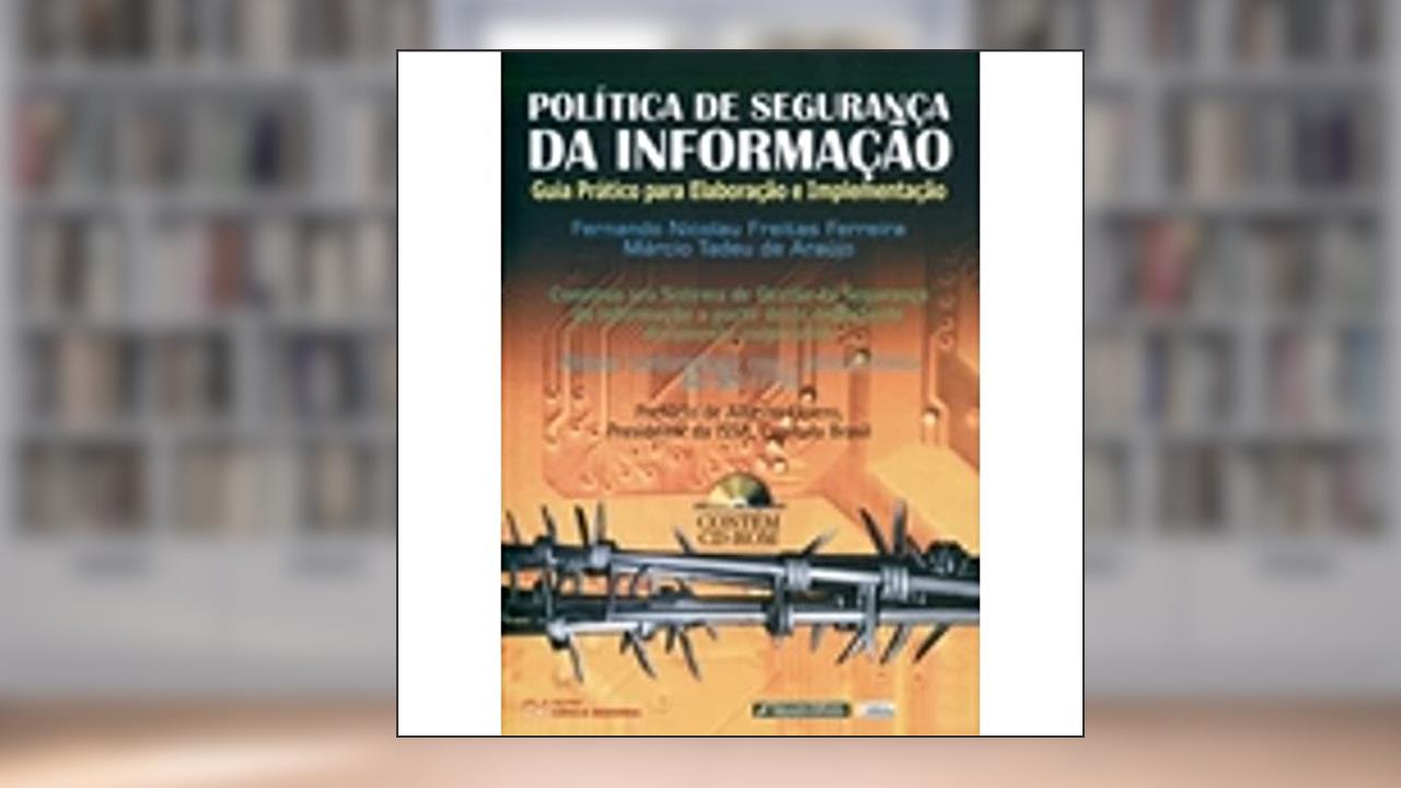 Capa de Politica de Segurança da Informação - 02Edição 08, do autor Araujo Freitas