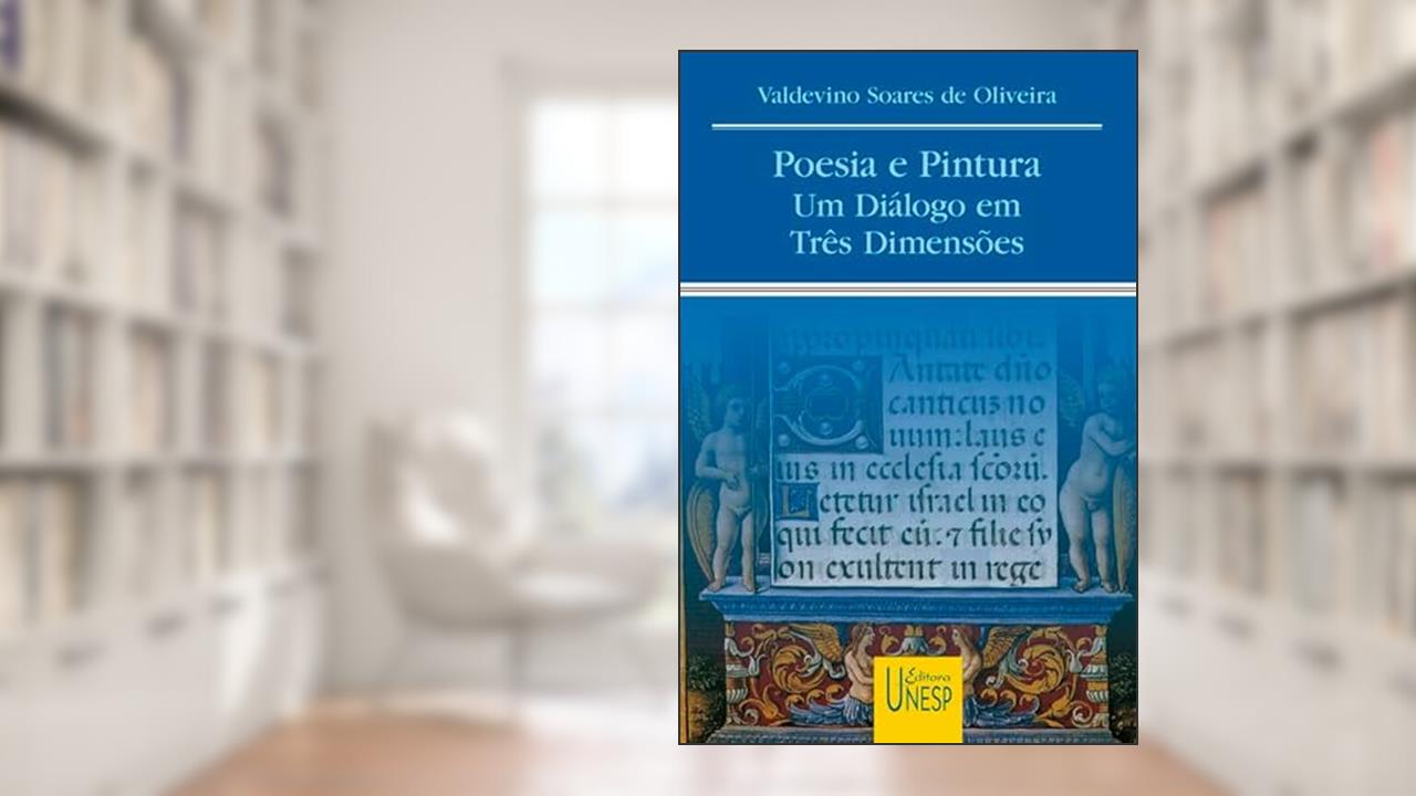 Capa de Poesia e pintura: Um diálogo em três dimensões, do autor Valdevino Soares de Oliveira