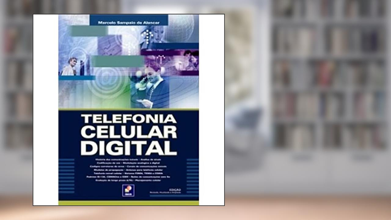 Capa de Telefonia celular digital, do autor Marcelo Sampaio de Alencar