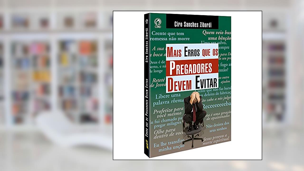 Capa de Mais erros que os pregadores devem evitar, do autor Ciro Sanches Zibordi