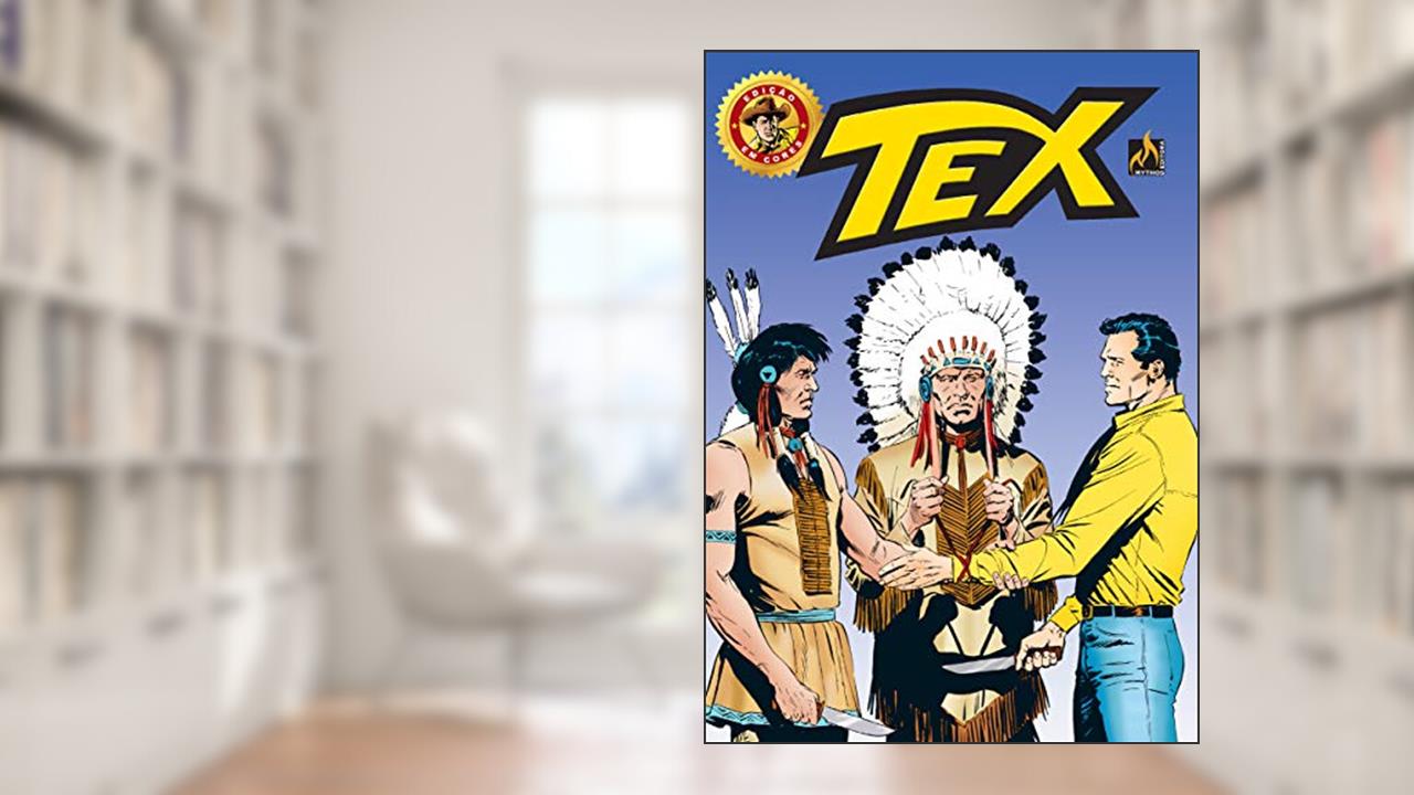 Capa de Tex edição em cores Nº 40: O enigma do chicote / Mão amarela, do autor Gianluigi Bonelli