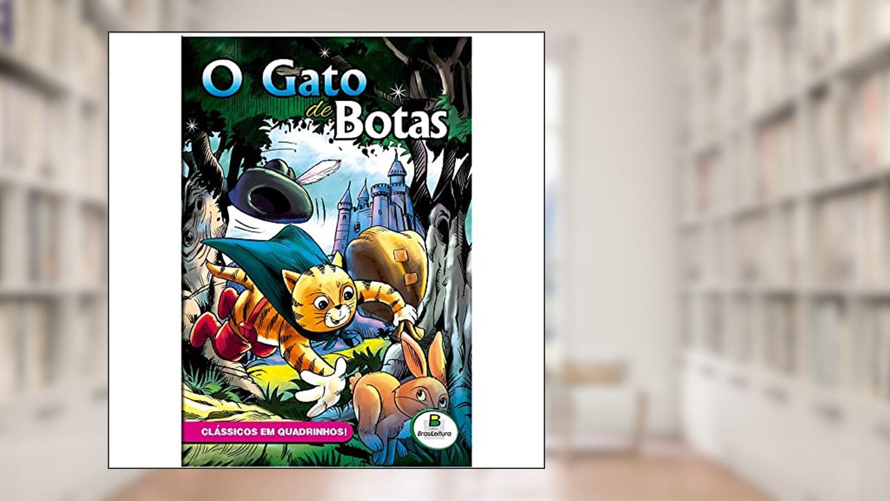 Capa de GIBI Clássicos: Gato de Botas, O, do autor Brijbasi Art Press Ltd