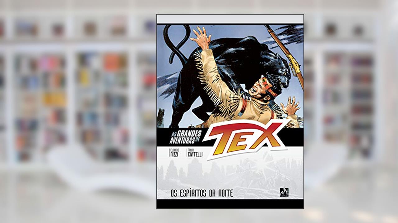 Capa de As grandes aventuras de Tex - volume 5: Os espíritos da noite, do autor Claudio Nizzi