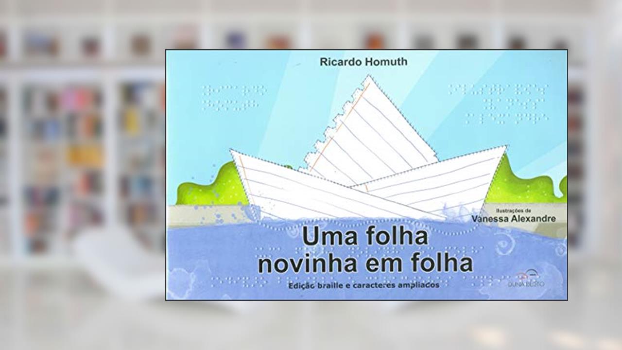 Capa de Uma Folha Novinha em Folha, do autor Ricardo Homuth