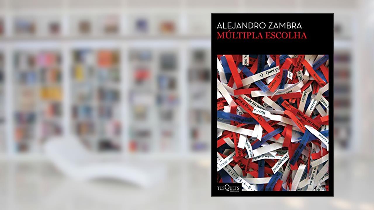 Capa de Multipla escolha, do autor Alejandro Zambra