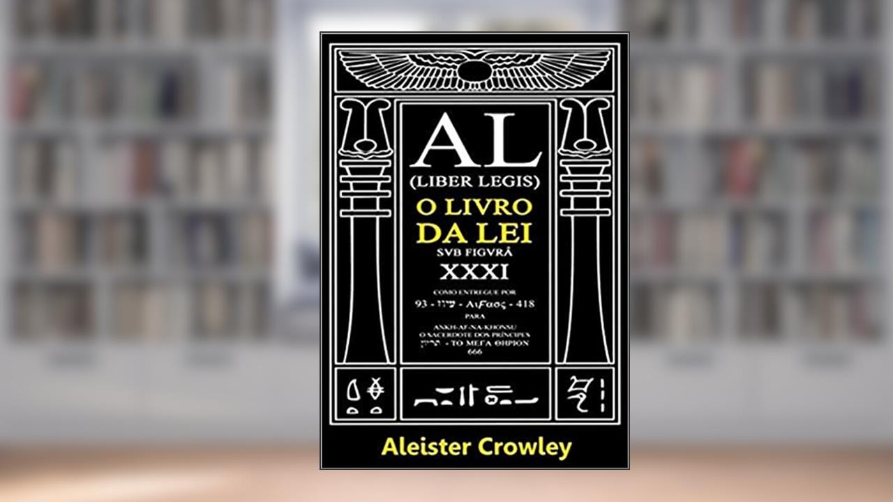 Capa de O Livro da Lei. Aleister Crowley, do autor Ricardo Uchôa
