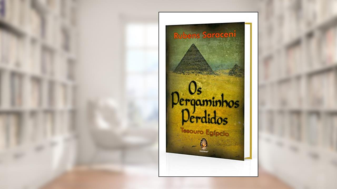 Capa de Pergaminhos perdidos, Os: Tesouro Egípcio, do autor Rubens Saraceni