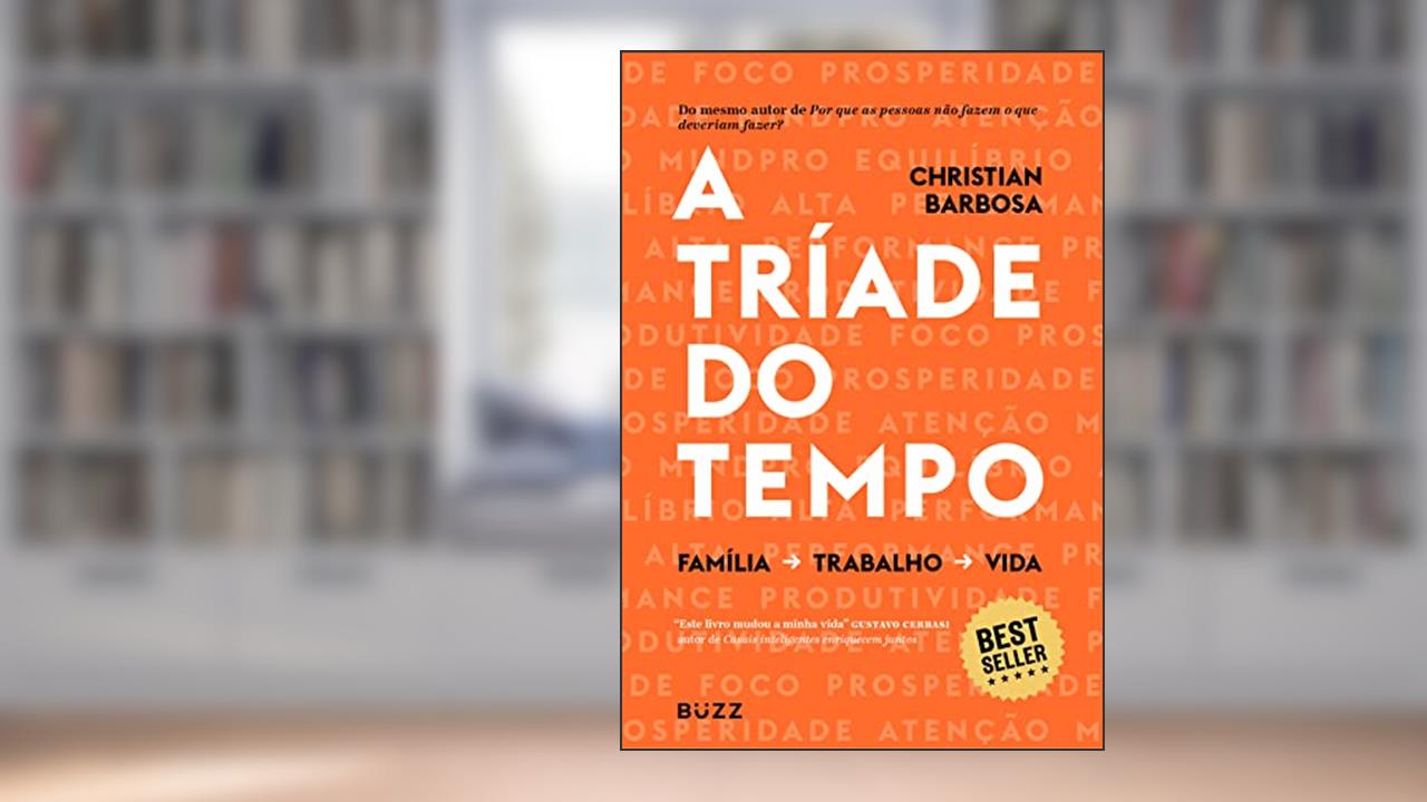 Capa de A tríade do tempo, do autor Christian Barbosa