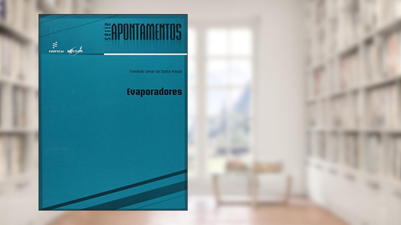 Capa de Evaporadores, do autor Everaldo Cesar Da Costa Araujo