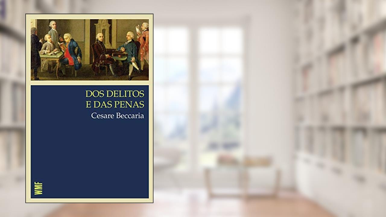 Capa de Dos delitos e das penas, do autor Cesare Beccaria