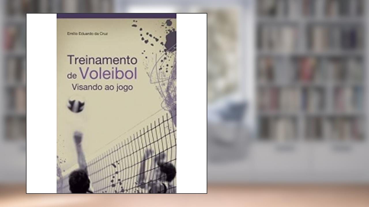 Capa de Treinamento de Voleibol Visando ao Jogo, do autor Emilio Eduardo da Cruz