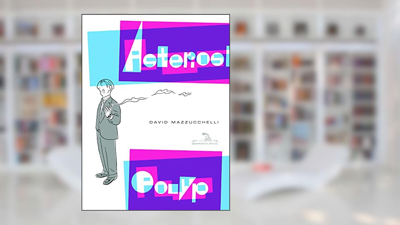 Capa de Asterios Polyp, do autor David Mazzucchelli