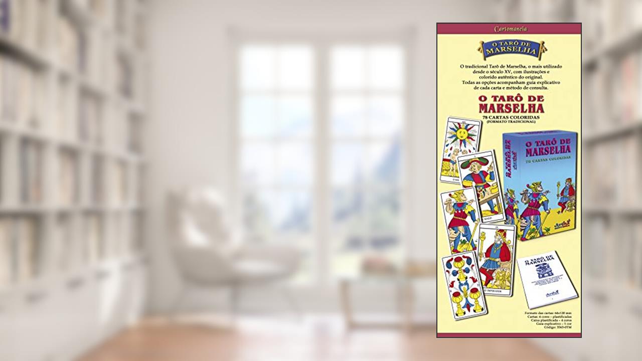 Capa de O Tarô De Marselha - 78 Cartas Coloridas, do autor ANDRÉ F. LUIZ
