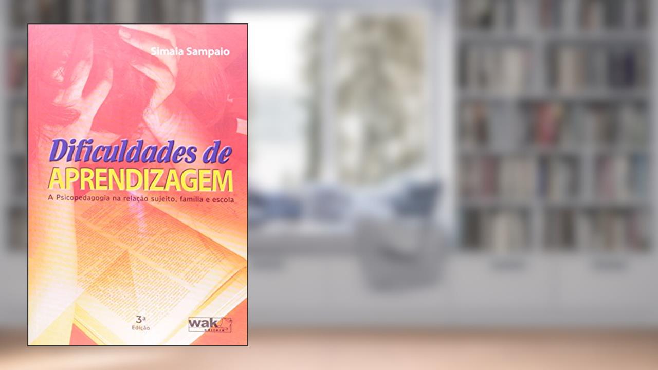 Capa de Dificuldades de Aprendizagem, do autor Simaia Sampaio
