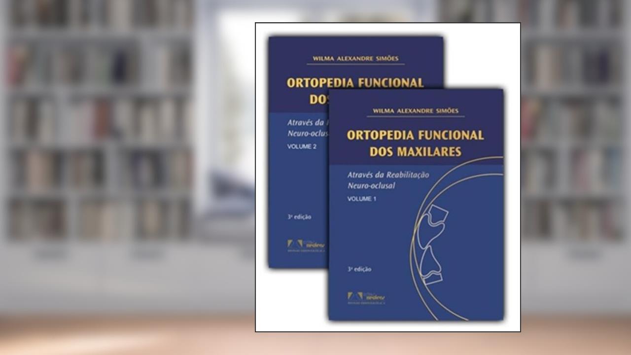 Capa de Ortopedia Funcional Dos Maxilares 2Vols, do autor Wilma Simoes