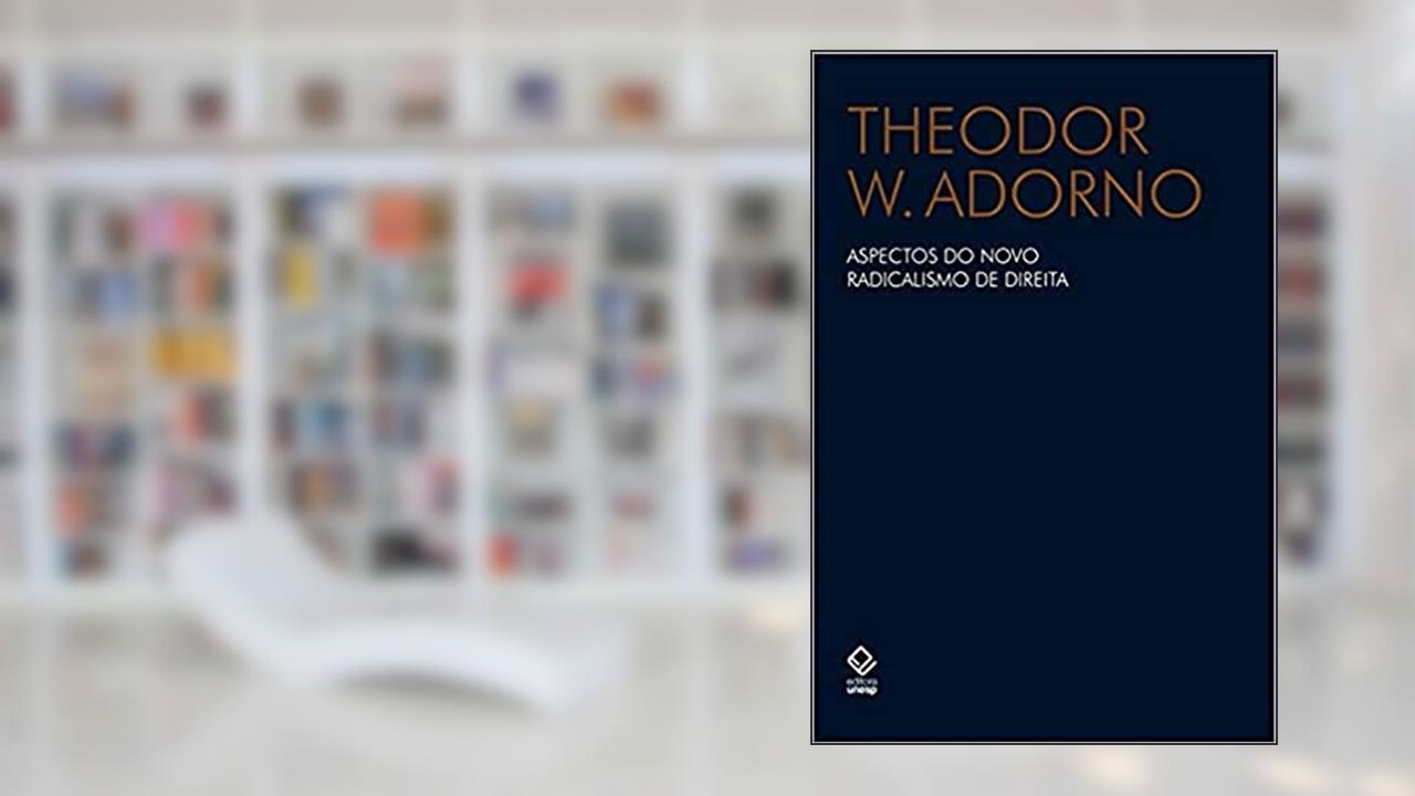 Capa de Aspectos do novo radicalismo de direita, do autor Theodor W. Adorno