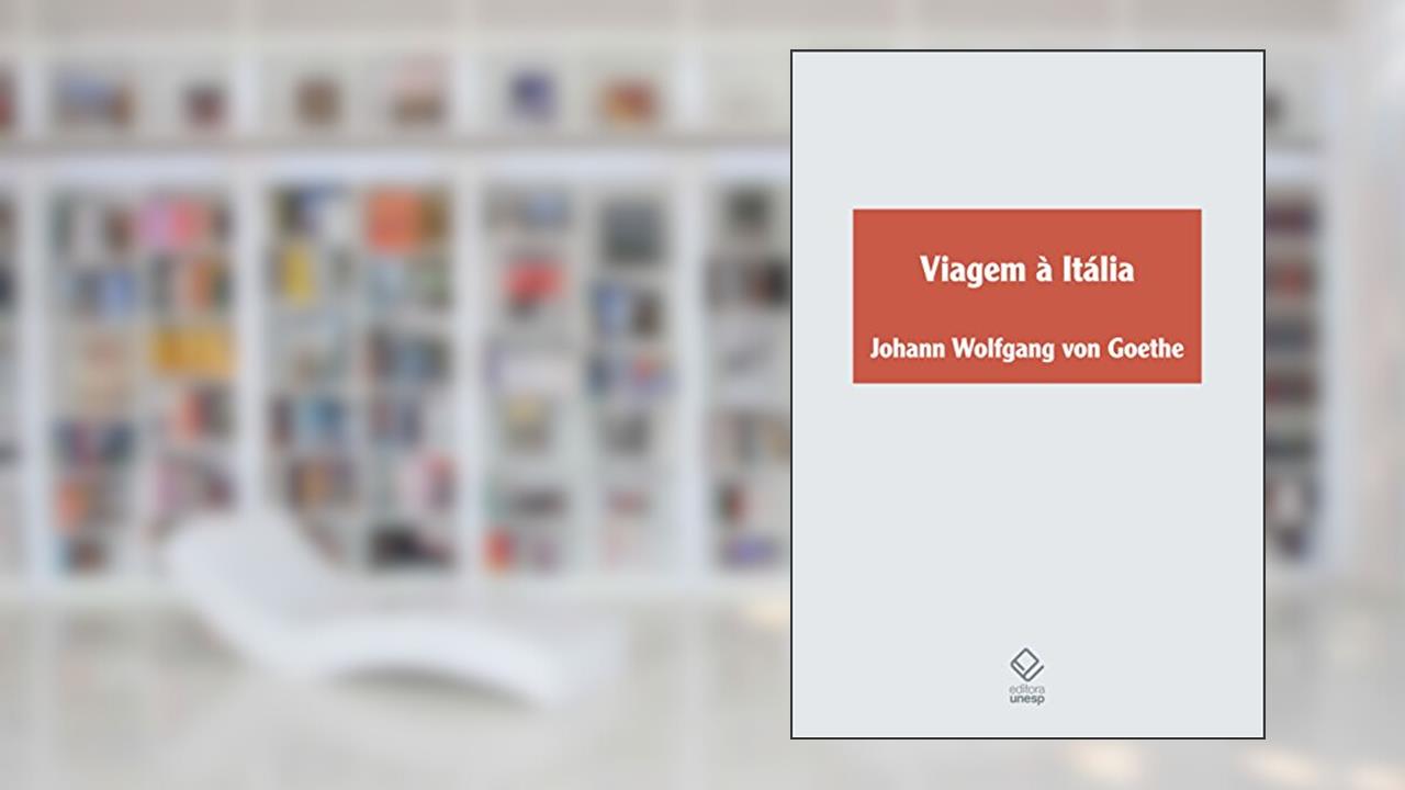 Capa de Viagem à Itália, do autor Johann Wolfgang Von Goethe