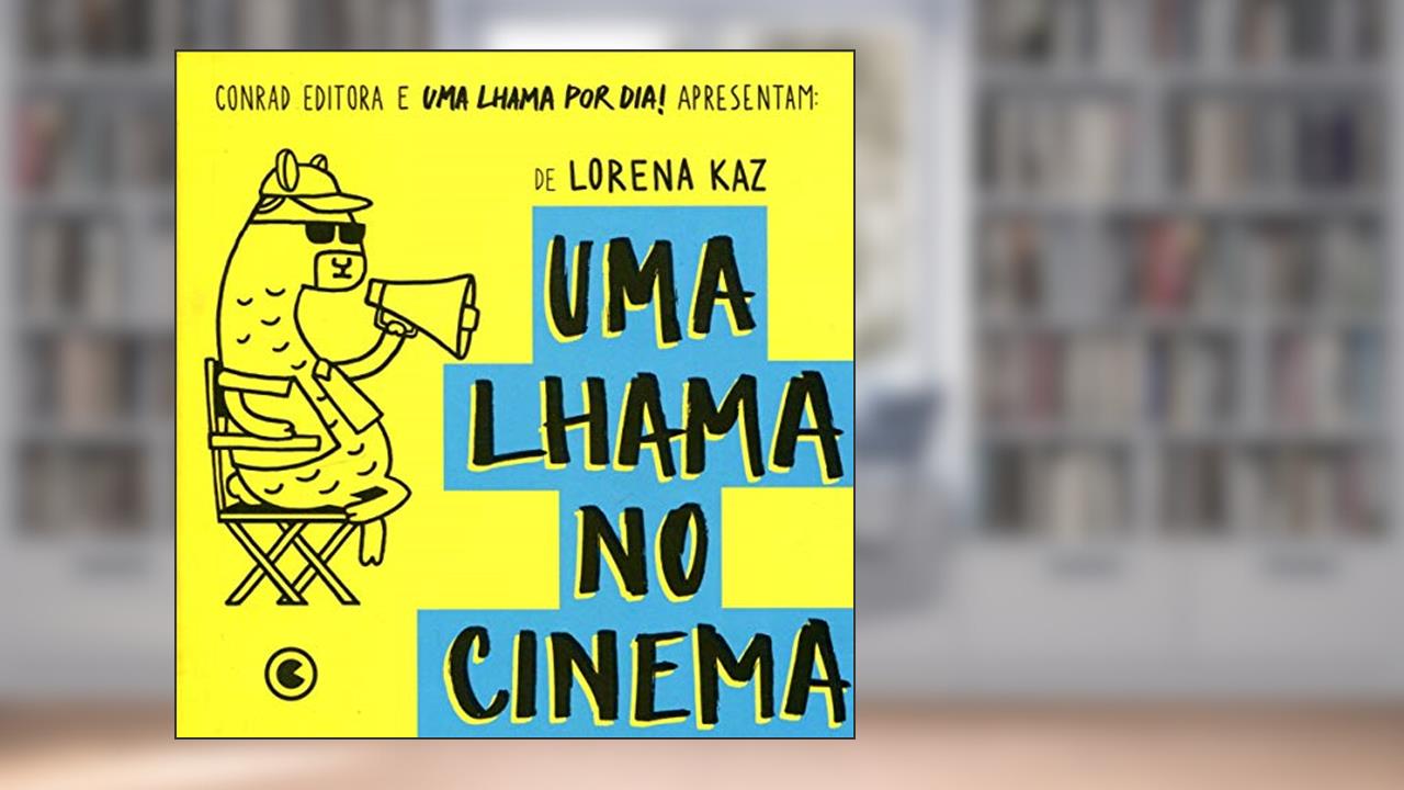 Capa de Uma lhama no cinema, do autor Lorena Kaz