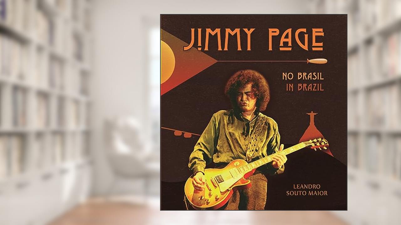 Capa de Jimmy Page no Brasil, do autor Leandro Souto Maior