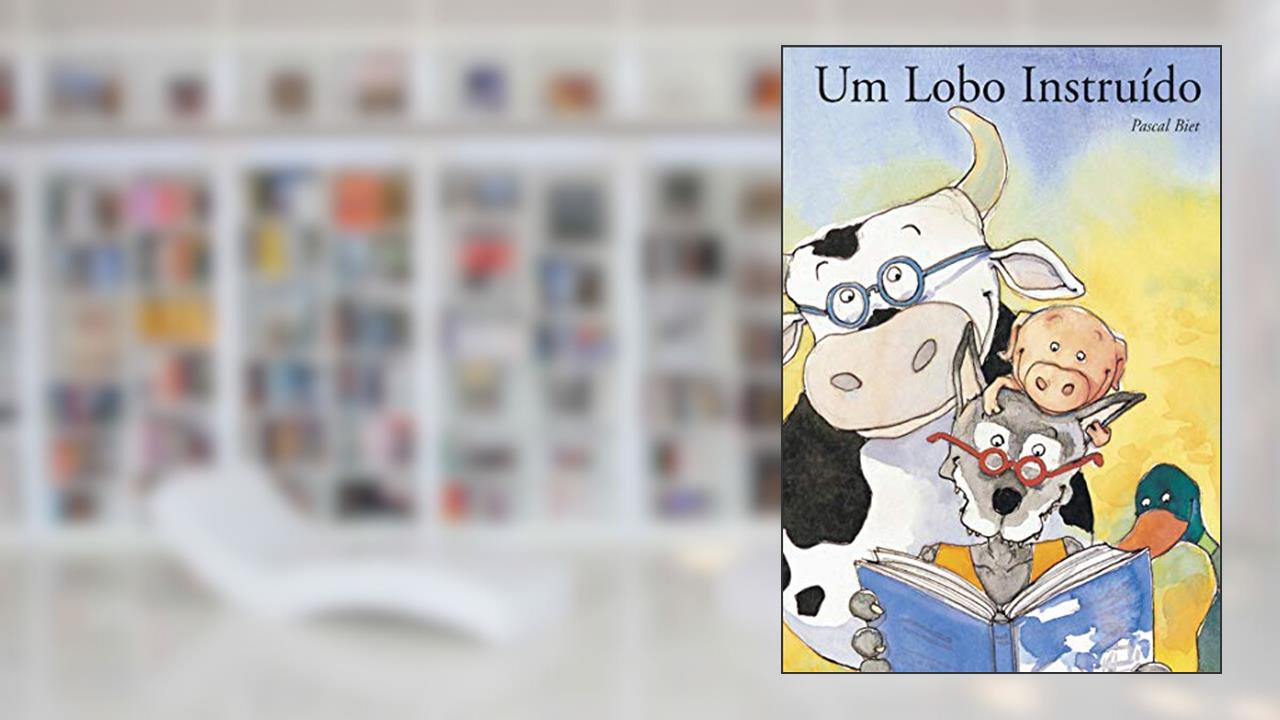 Capa de Lobo instruído, Um, do autor Pascal Biet
