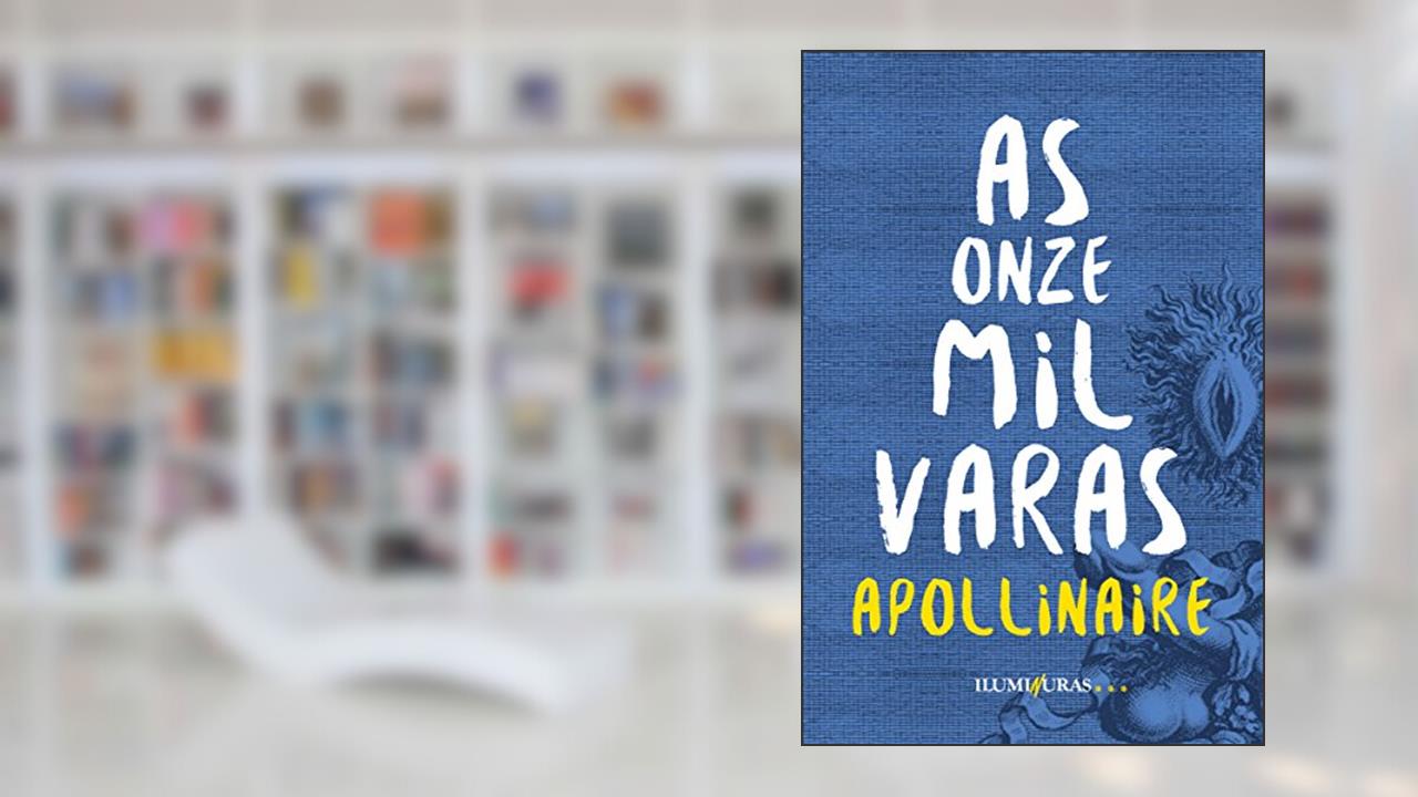 Capa de As onze mil varas: ou os amores de um hospodar, do autor Guillaume Apollinaire