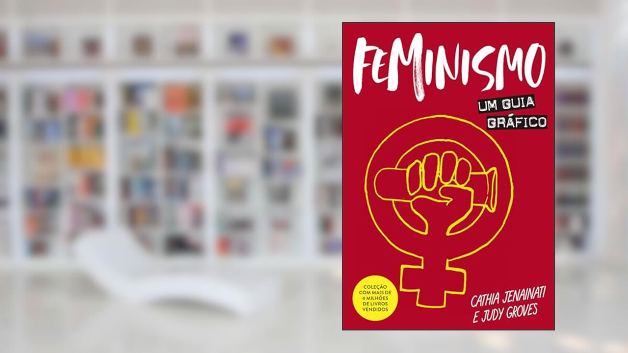 Capa de Feminismo: Um guia gráfico, do autor Cathia Jenainati