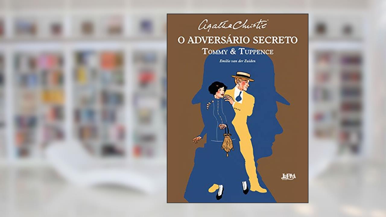 Capa de O Adversário Secreto: hq, do autor Agatha Christie