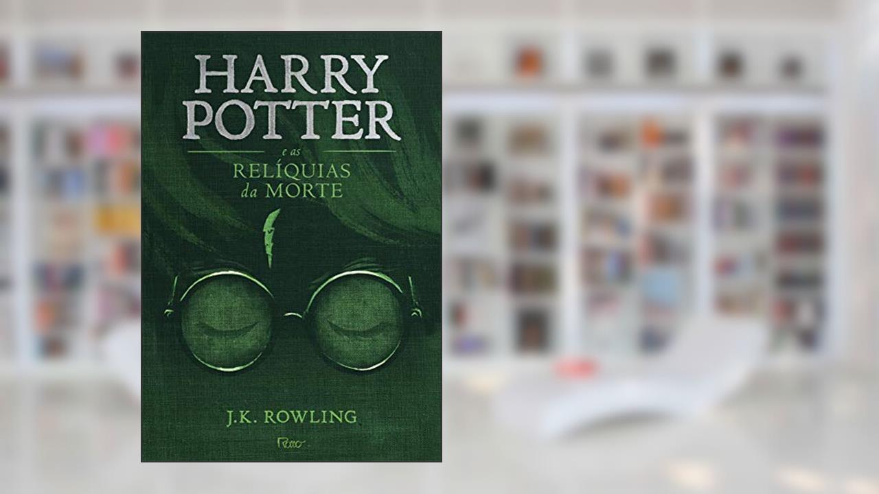 Capa de Harry Potter e as Relíquias da Morte: 7, do autor J.K. Rowling