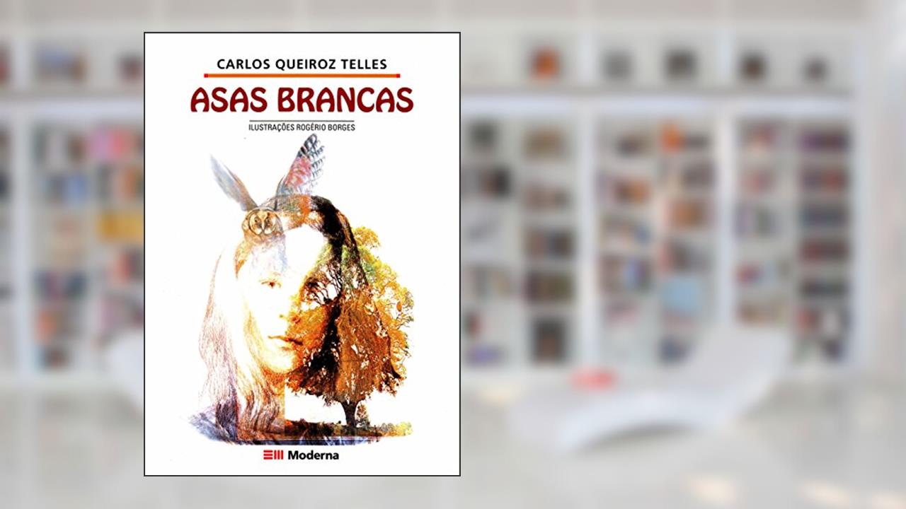 Capa de Asas Brancas, do autor Carlos Queiroz Telles