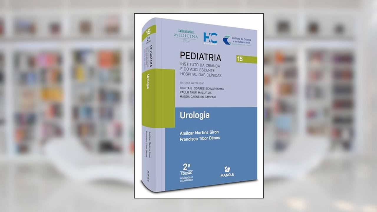 Capa de UROLOGIA, do autor Amilcar Martins Giron; Francisco Tibor Dénes