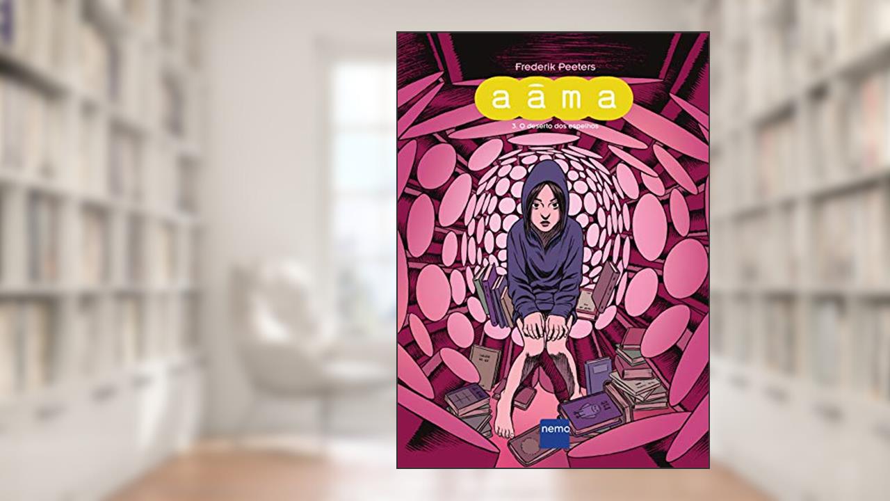 Capa de Aâma - Volume 3: O deserto dos espelhos, do autor Frederik Peeters