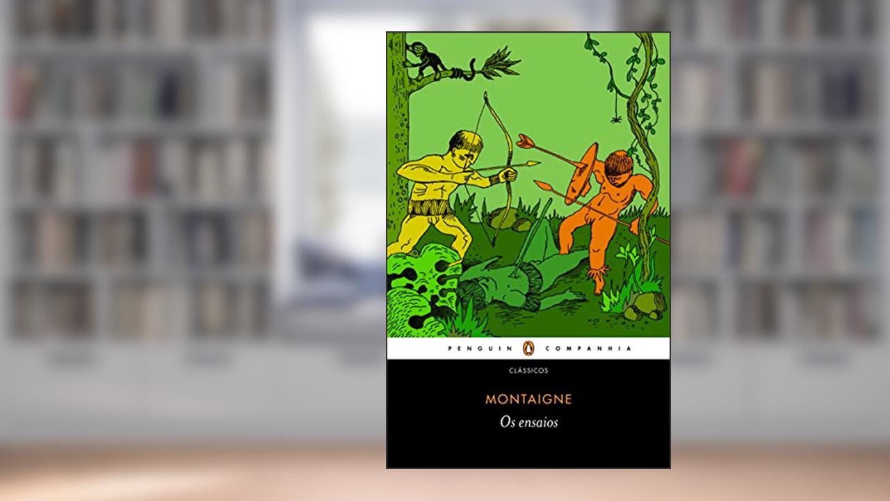 Capa de Os ensaios, do autor Montaigne