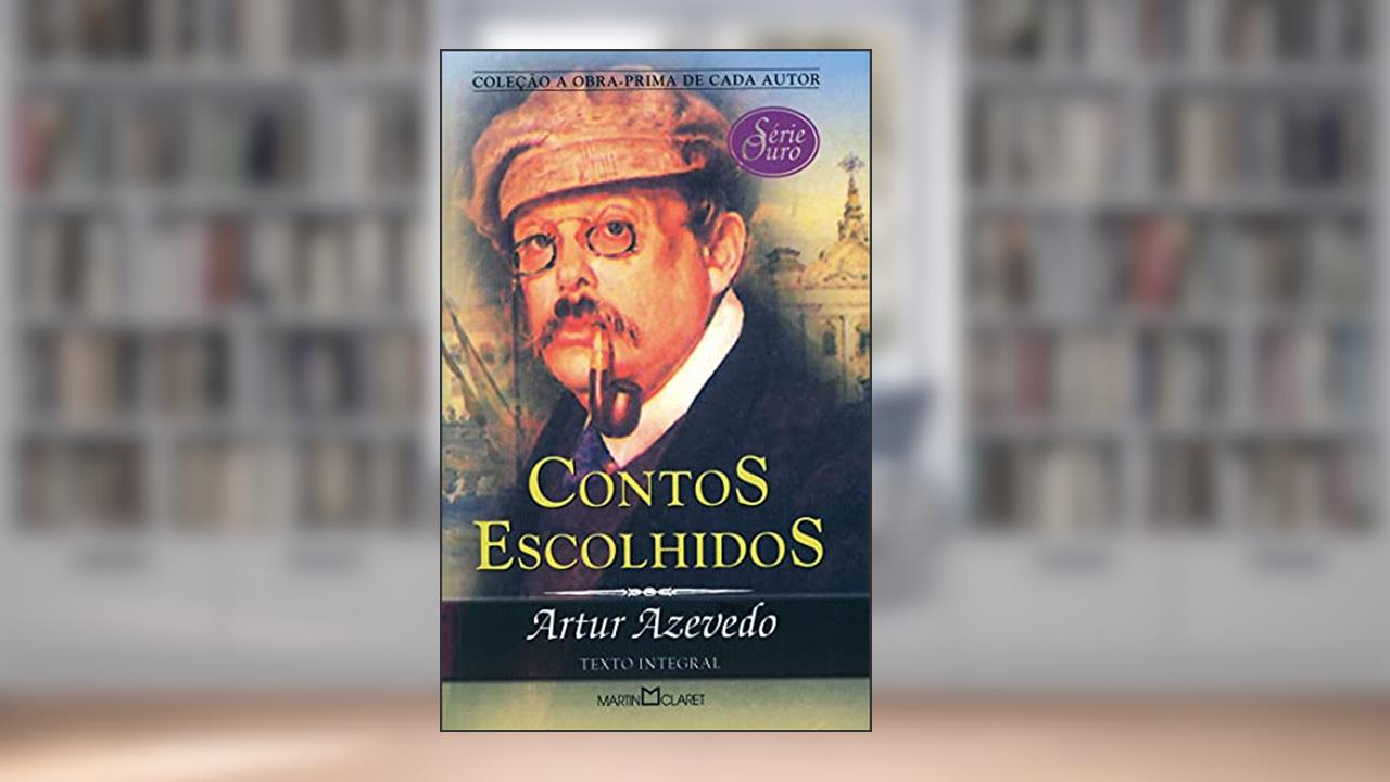 Capa de Contos escolhidos, do autor Arthur Azevedo