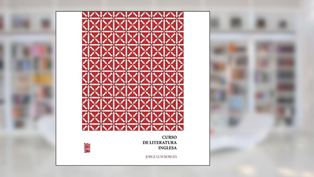 Capa de Curso de literatura inglesa, do autor Jorge Luis Borges