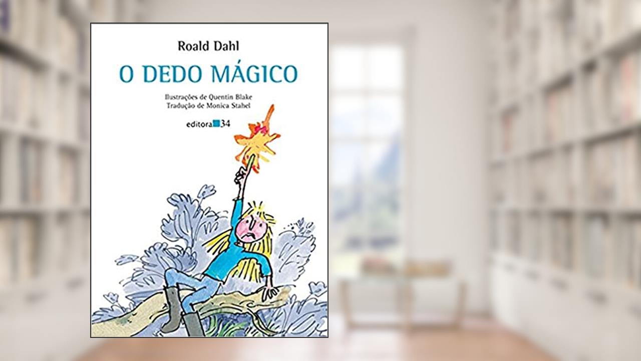 Capa de O dedo mágico, de Roald Dahl