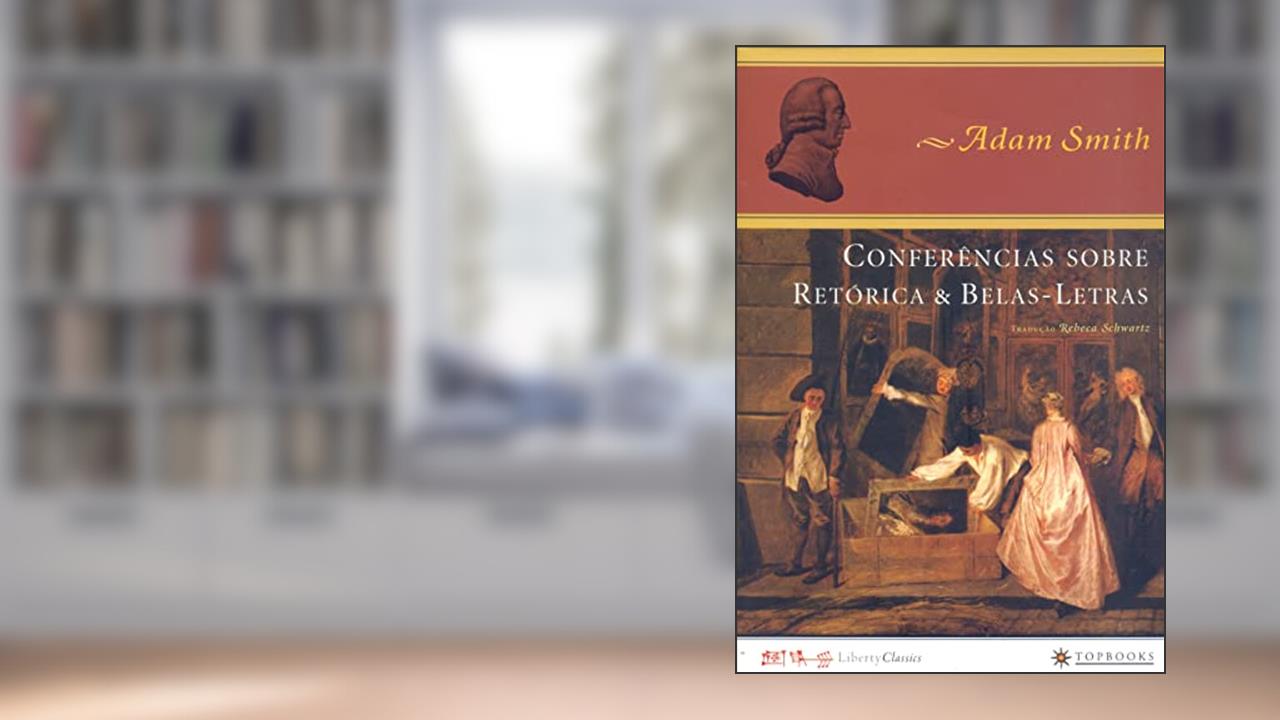 Capa de Conferências Sobre Retórica e Belas-letra, do autor Adam Smith