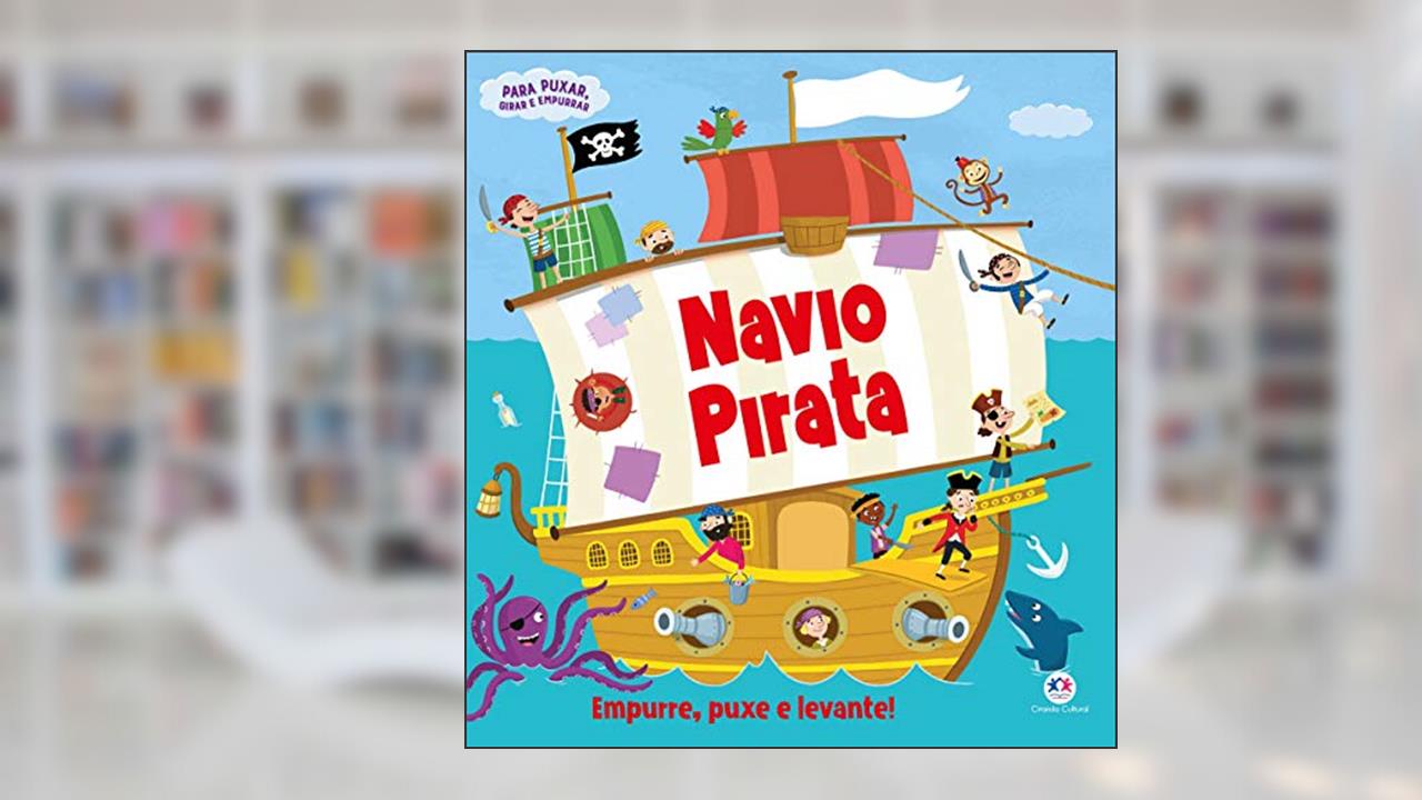 Capa de Navio pirata, do autor Ciranda Cultural