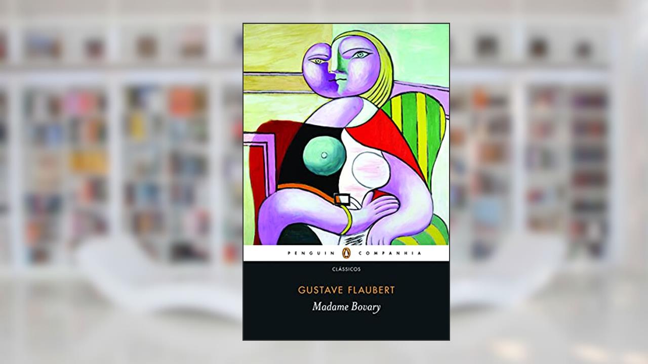Capa de Madame Bovary: Costumes de província, do autor Gustave Flaubert