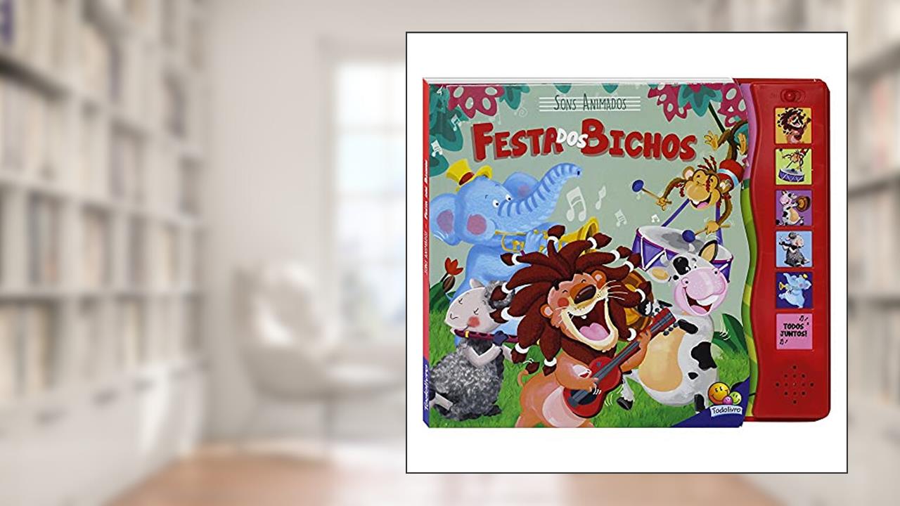 Capa de Sons Animados: Festa dos Bichos, do autor Little Pearl Books